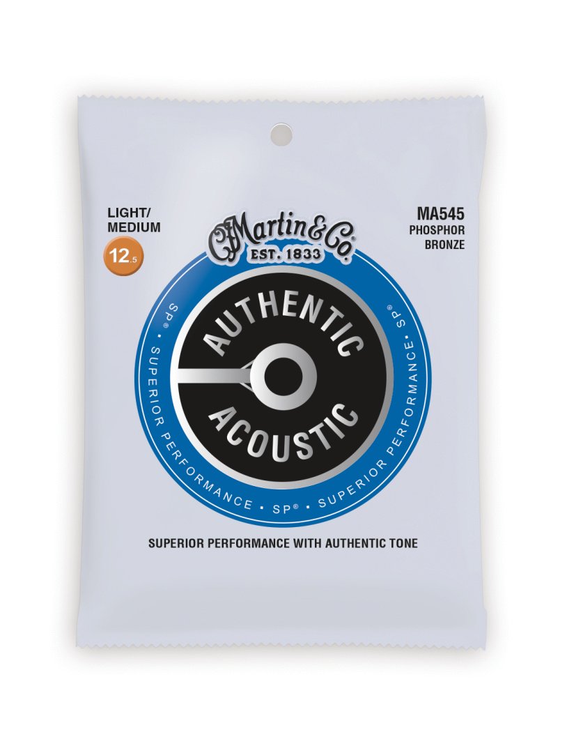 Martin Martin MA545 Authentic Acoustic SP 92/8 Phosphor Bronze Light Medium G
