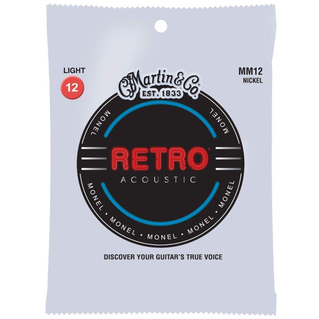 Martin Martin MM12 Retro Light Acoustic Guitar Strings