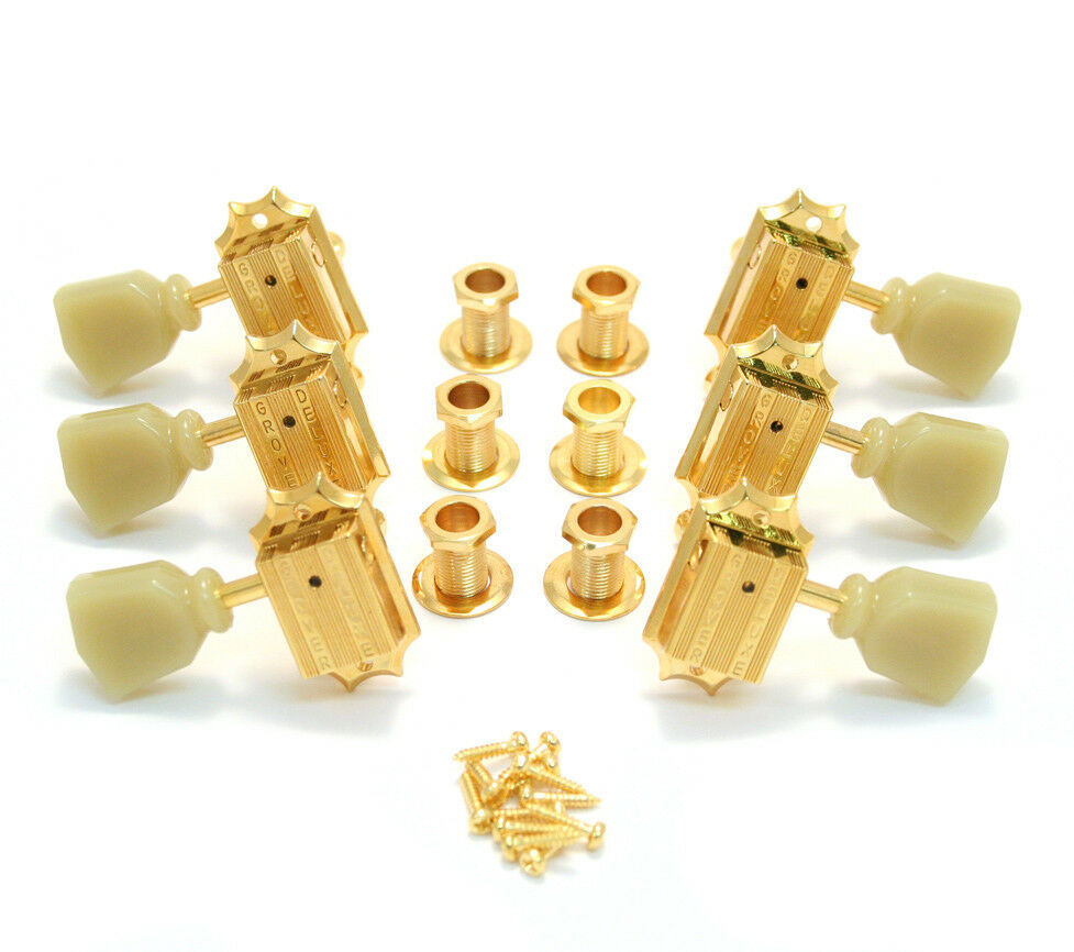 GROVER GROVER VINTAGE MACHINE HEAD, GOLD, 14:1 GEAR RATIO