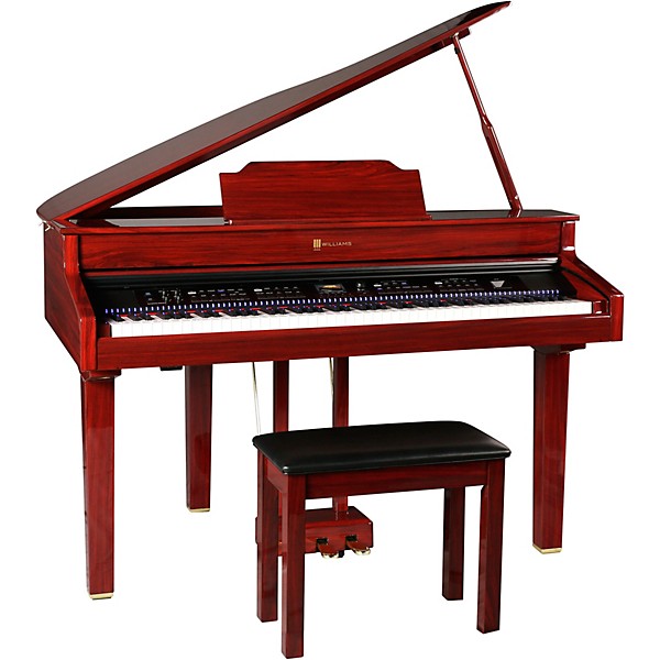 Williams Williams Symphony Grand II Digital Micro Grand Piano With Bench 88 Key - Mahogany