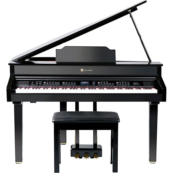 Williams Williams Symphony Grand II Digital Micro Grand Piano With Bench 88 Key - Black