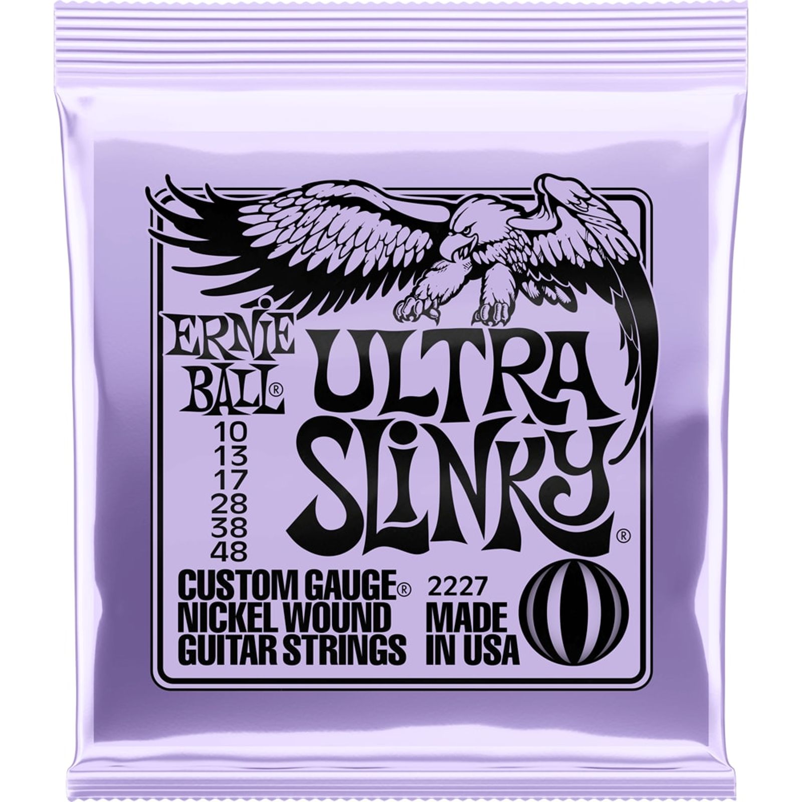 Ernie Ball Ernie Ball 2227 Ultra Slinky Nickel Wound Electric Guitar Strings 10-48 (6 PACK BUNDLE)