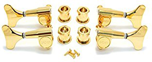 GROVER GROVER "MINI" BASS TUNERS, 20:1 GEAR RATIO, GOLD
