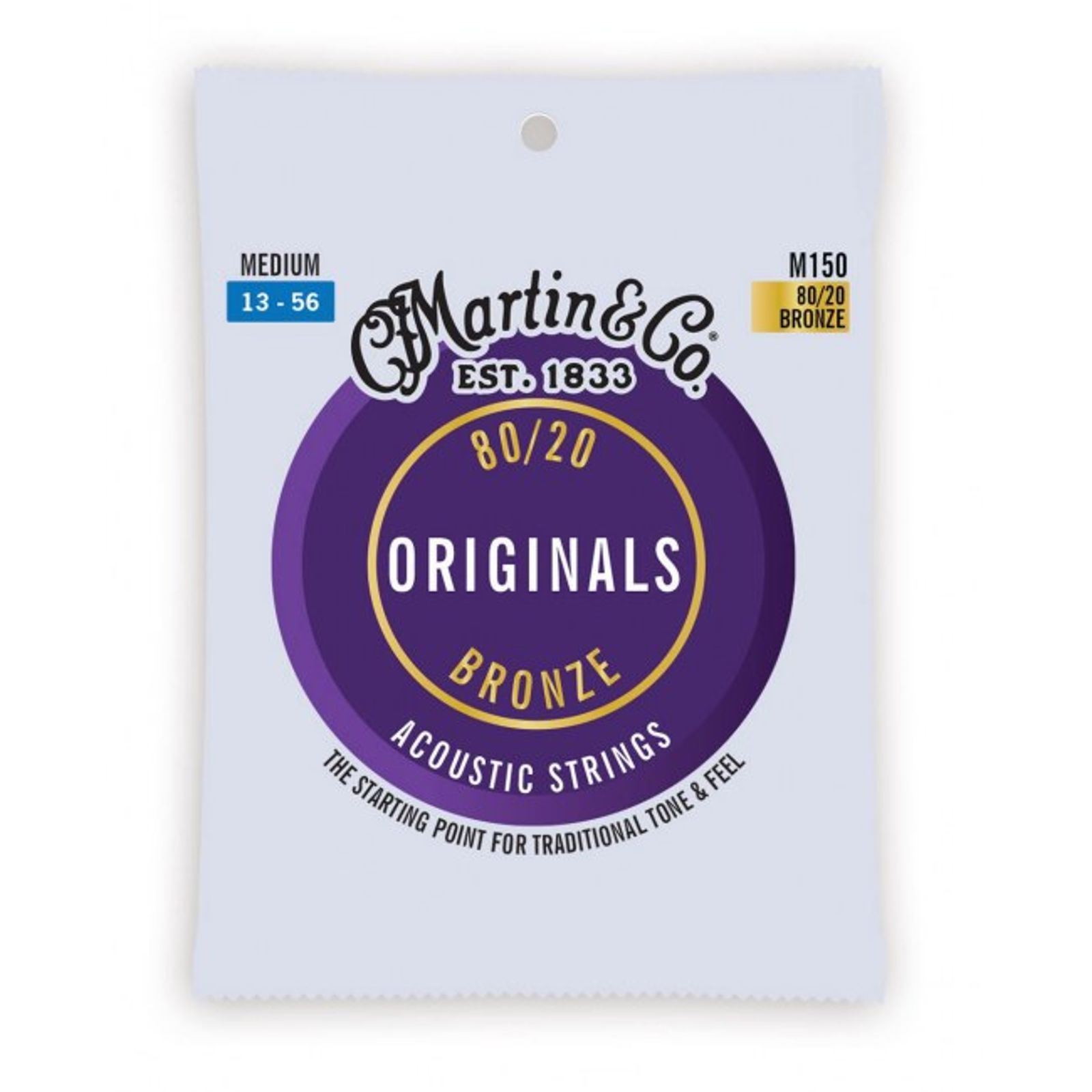 Martin Martin M150 80/20 Bronze Medium Acoustic Strings - 3 PACK