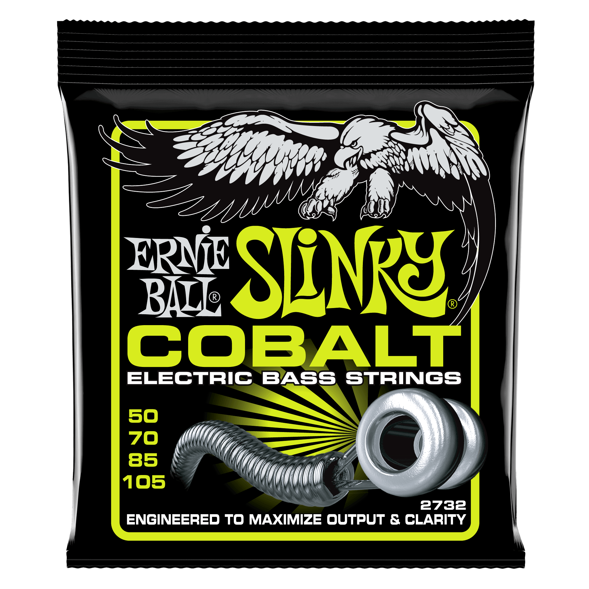 Ernie Ball Ernie Ball 2732 Regular Slinky Cobalt Electric Bass Strings - 50-105 Gauge - 3 PACK