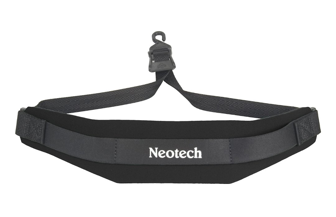 Neotech Neotech 1901032 Soft Sax Strap. Extra Long Black Open Hook