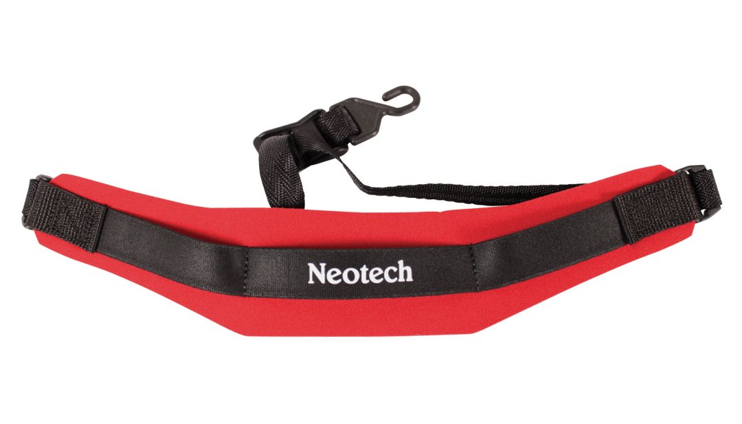 Neotech Neotech 1902002 Soft Sax Strap. Regular Length Red Open Hook