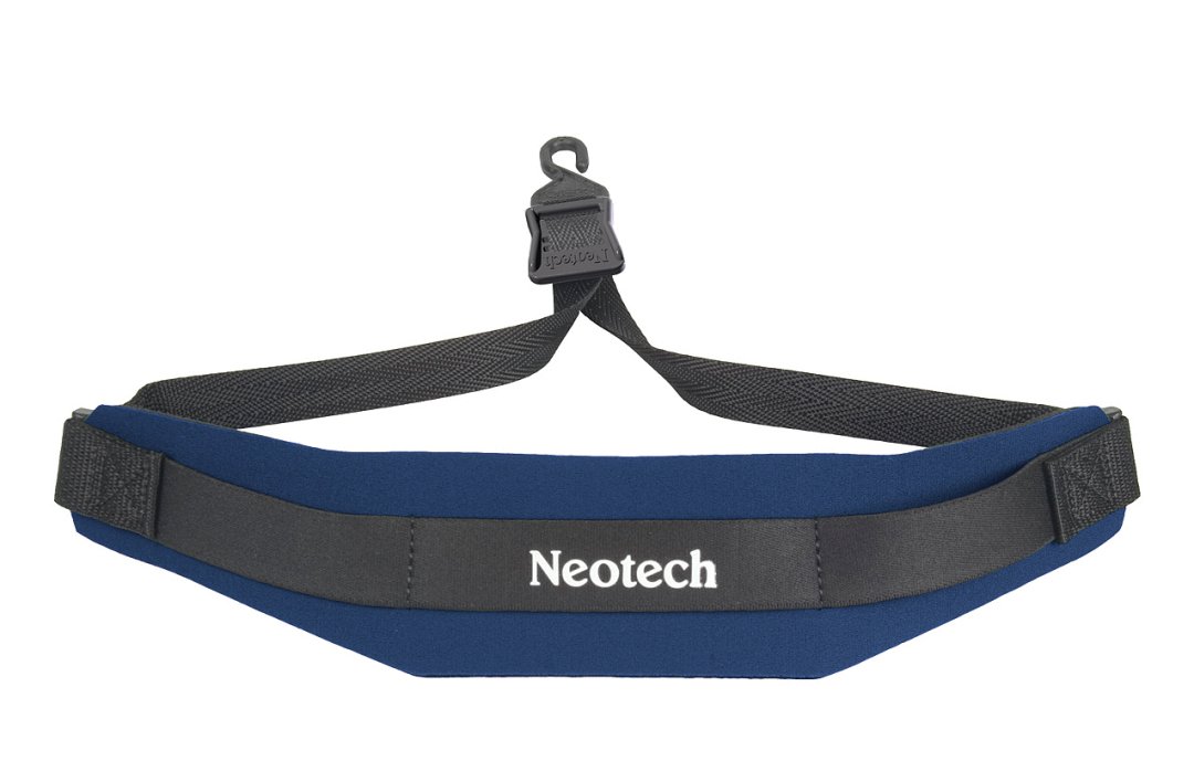 Neotech Neotech 1903002 Soft Sax Strap. Regular Length Navy Open Hook