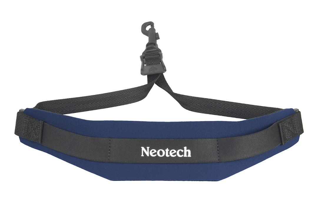 Neotech Neotech 1903162 Soft Sax Strap. Regular Length Navy Swivel Hook