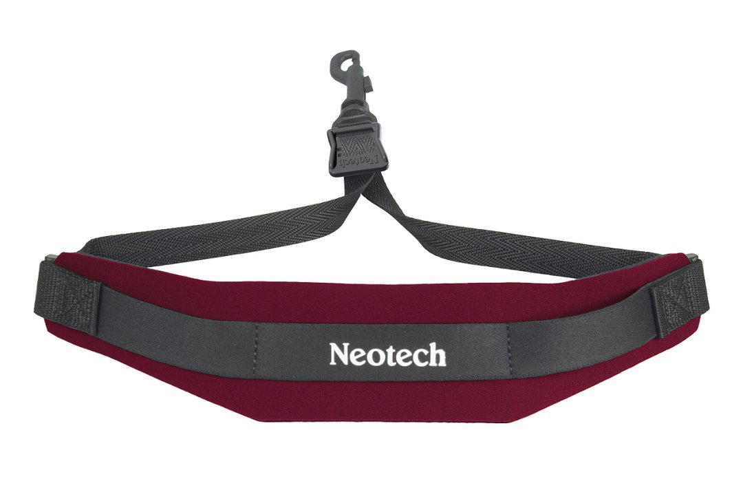 Neotech Neotech 1906162 Soft Sax Strap. Regular Length Wine Swivel Hook