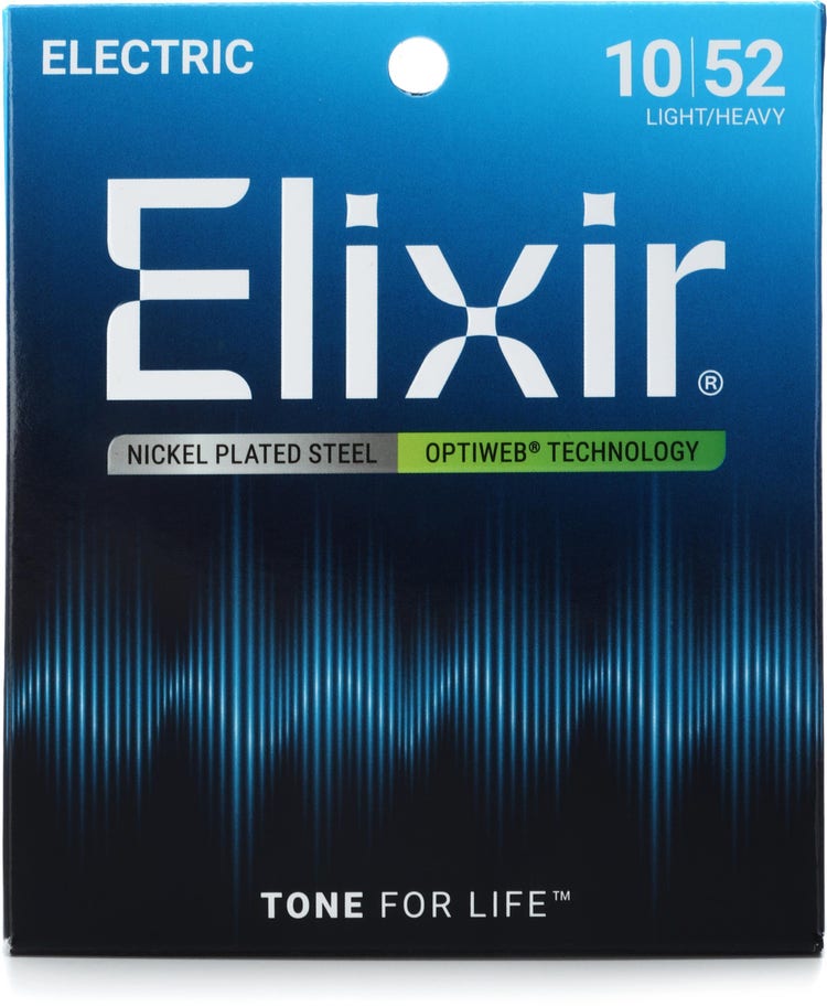 Elixir Elixir Strings 19077 Optiweb Electric Guitar Strings - .010-.052 Light