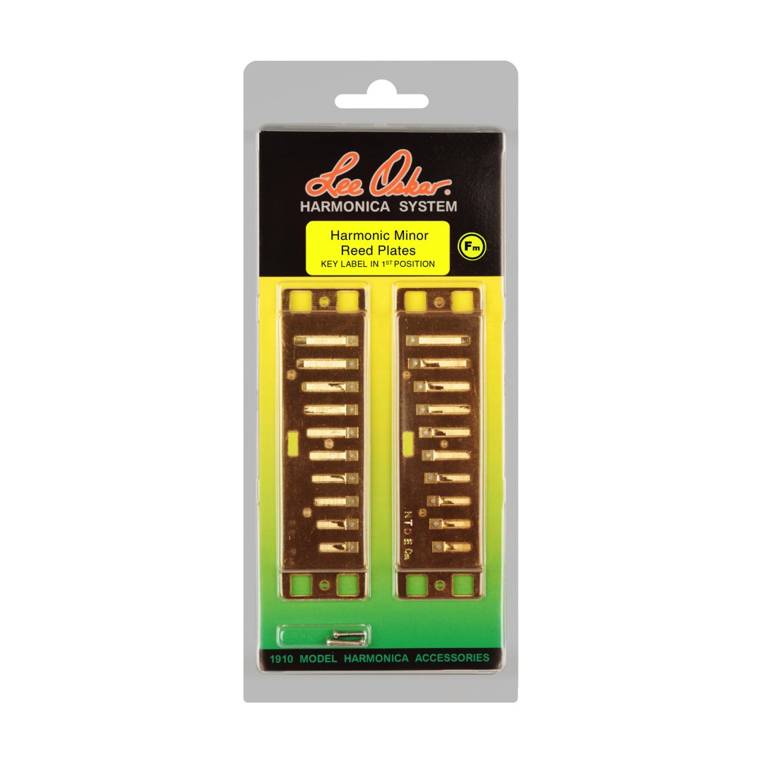Lee Oskar Lee Oskar 1910HRP-MN-F Harmonic Minor Replacement Reed Plates. Fm