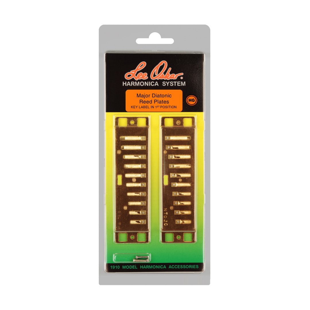 Lee Oskar Lee Oskar 1910RP-MAJ-HI-G Major Diatonic Replacement Reed Plates. Hi G