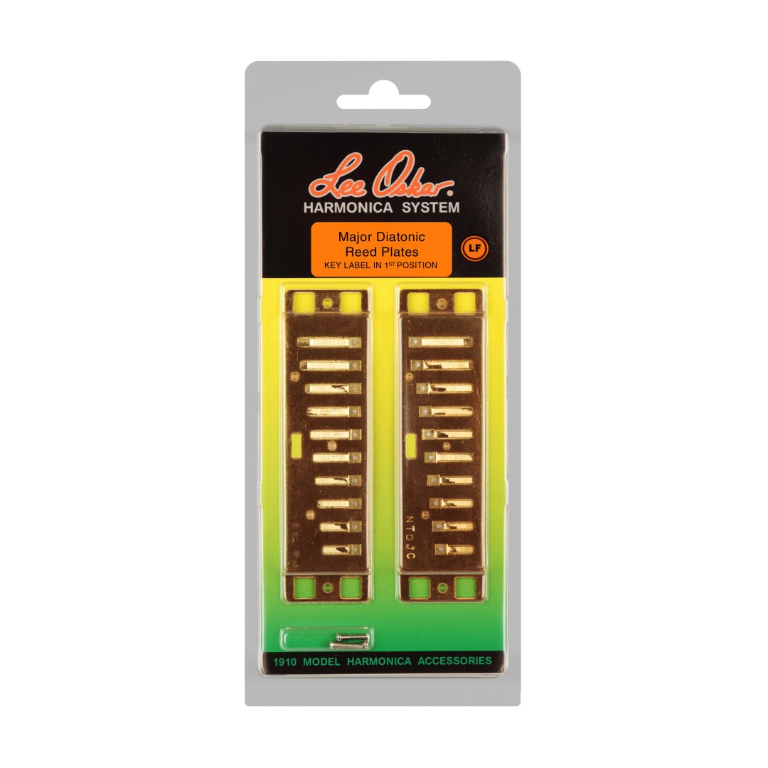 Lee Oskar Lee Oskar 1910RP-MAJ-LOW-F Major Diatonic Replacement Reed Plates. Low