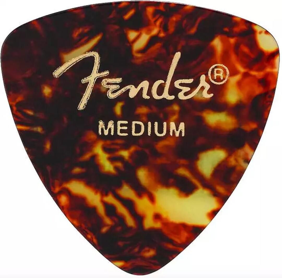 FENDER Fender 346 Shape Classic Celluloid Picks - Med Tortoise Shell 72-pk
