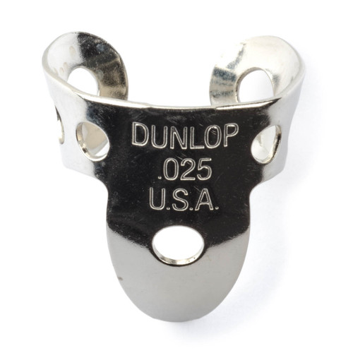 Dunlop Dunlop 33P025 Nickel Silver Finger and Thumbpicks .025" (5 Pack)