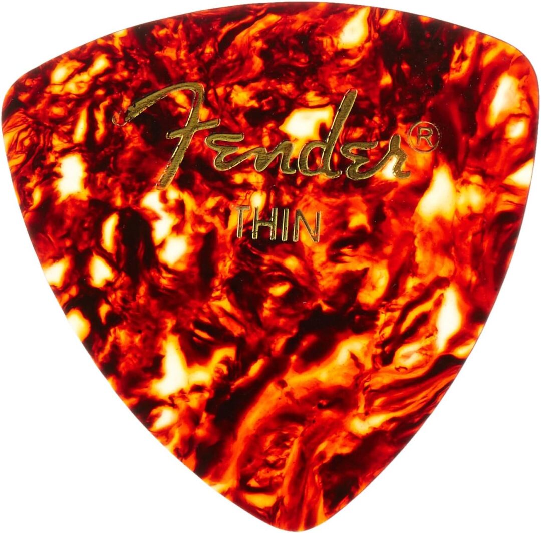 FENDER Fender 346 Shape Classic Celluloid Picks - Thin Tortoise Shell 72-pk