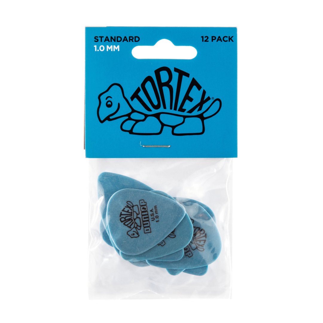 Dunlop Dunlop 418P100 Tortex Standard Guitar Pick 1.0m (12 Pack)