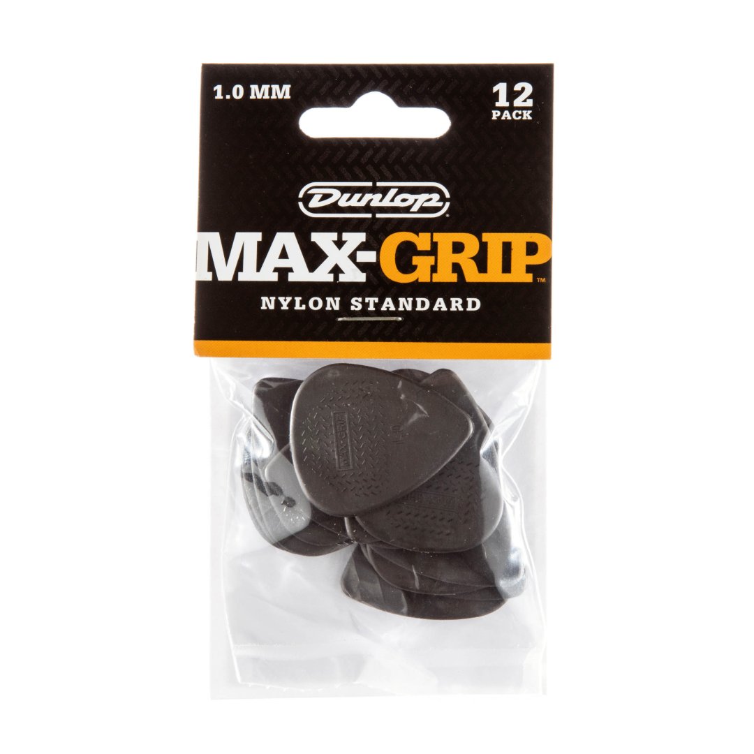 Dunlop Dunlop 449P100 Max Grip Standard Guitar Pick 1.0mm (12 Pack)