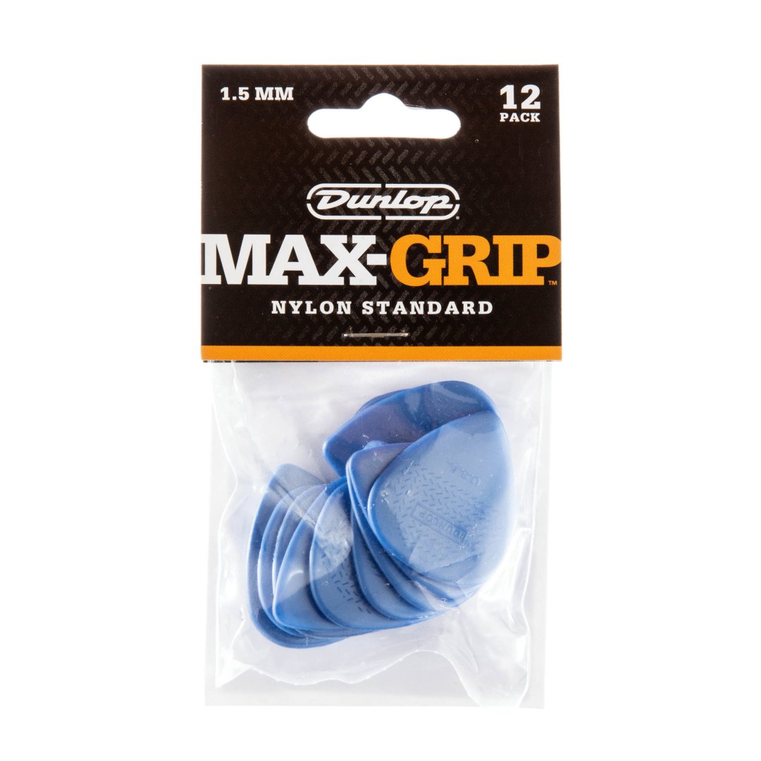 Dunlop Dunlop 449P150 Max Grip Standard Guitar Pick 1.50mm (12 Pack)