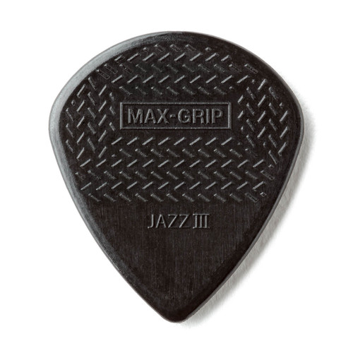 Dunlop Dunlop 471R3S Max Grip Jazz III Stiffo Guitar Pick 1.38mm (24 Pack)