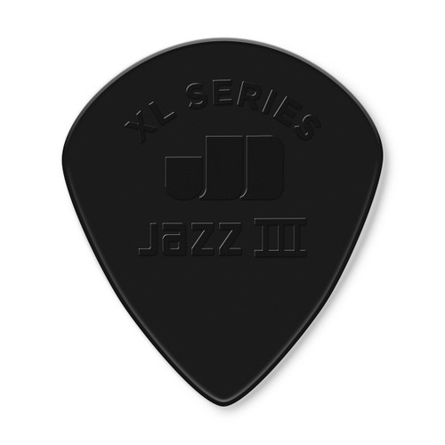 Dunlop Dunlop 47PXLS Nylon Jazz III XL Guitar Pick. Black Stiffo (6 Pack)