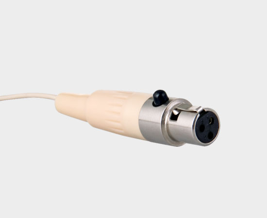 JTS 801C3 adapter and cable, 3 pin mini XLR
