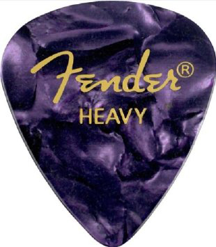 FENDER FENDER 351 SHAPE PREMIUM CELLULOID 12-PACK, PURPLE MOTO, MEDIUM