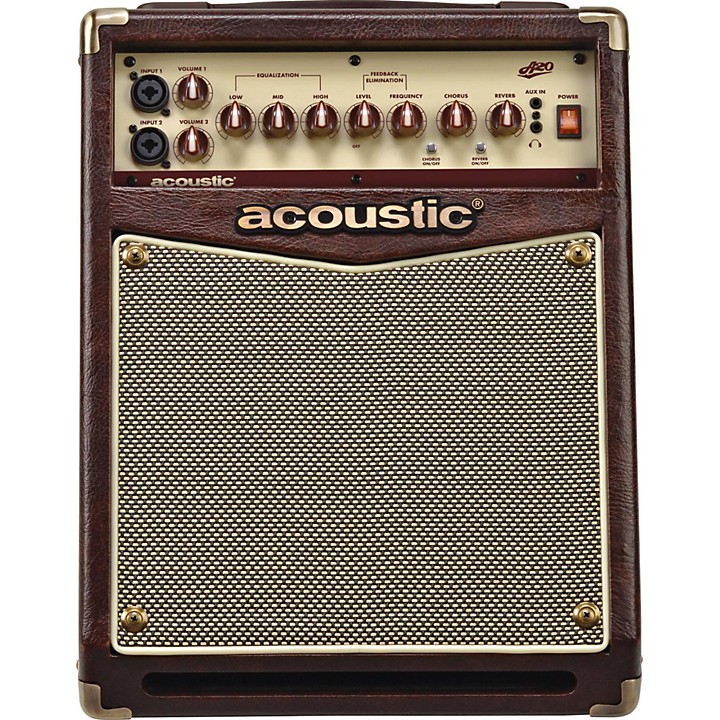 Acoustic Acoustic A20 20W Acoustic Guitar Amplifier Brown/Tan
