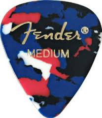 FENDER FENDER 351 SHAPE PREMIUM CELLULOID 12-PACK, CONFETTI, HEAVY