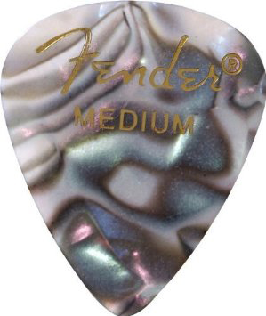 FENDER FENDER 351 SHAPE PREMIUM CELLULOID 12-PACK, ABALONE, HEAVY