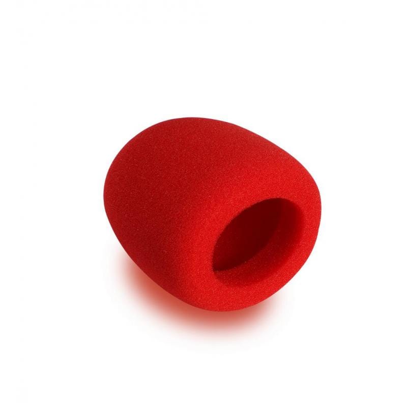 On-Stage On-Stage ASWS58-R Large Red Microphone Windscreen