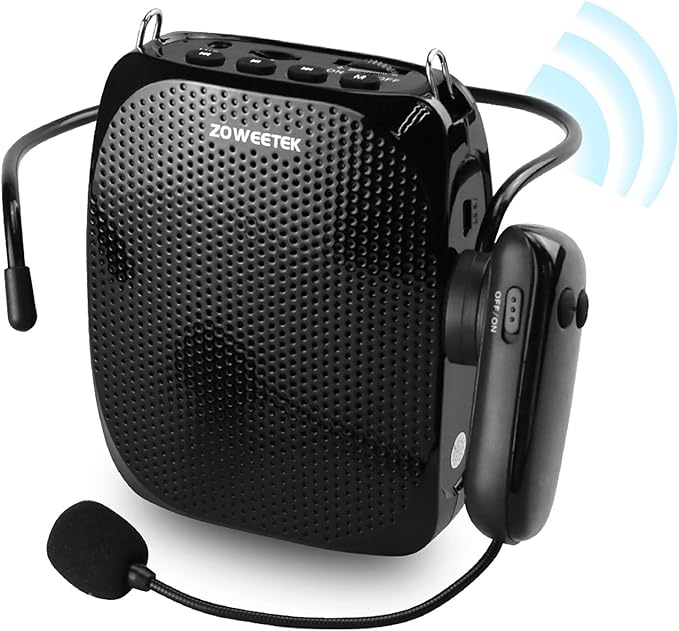 ZOWEETEK ZOWEETEK Original Voice Amplifier for Teachers with 2 Microphones, Wir