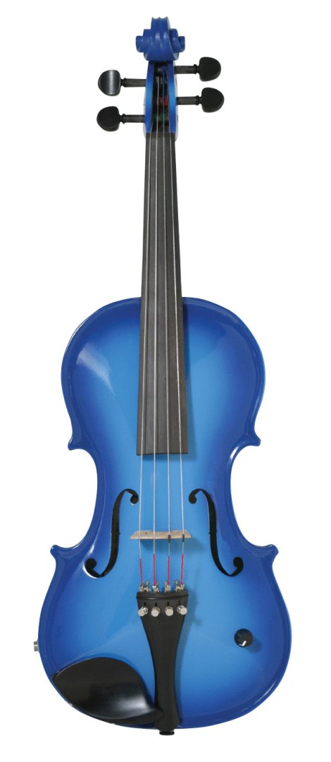 Barcus Berry Barcus Berry BAR-AEVB Vibrato AE Series Acoustic-Electric Violin. Blue