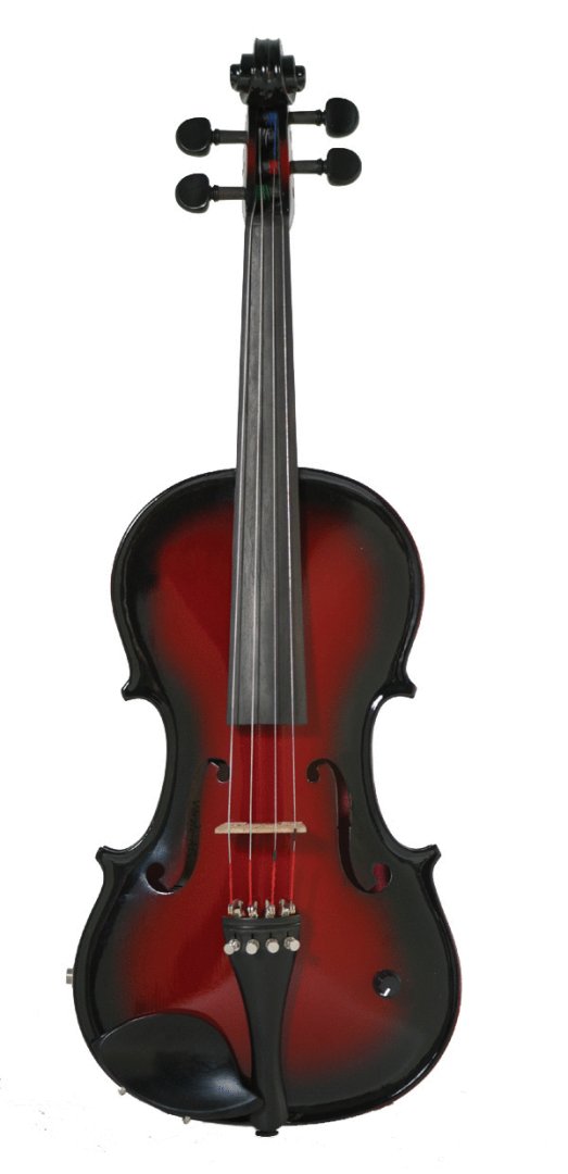Barcus Berry Barcus Berry BAR-AEVR Vibrato-AE Series Acoustic Electric Violin. Red