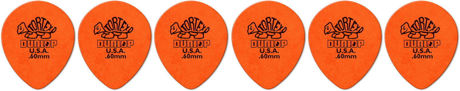 DUNLOP DUNLOP TORTEX TEAR DROP REFILL BAG 72 PICKS, .60mm