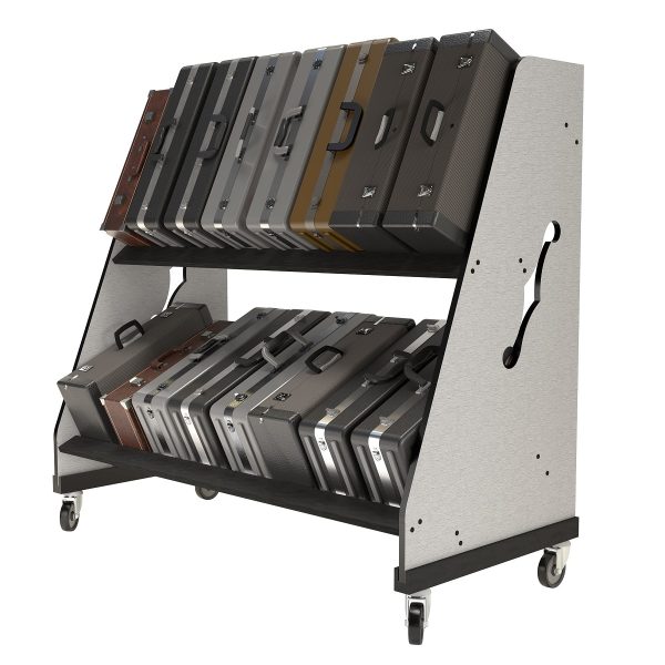 A&S The Band Room� Trumpet Case Storage Rack for Music Teachers