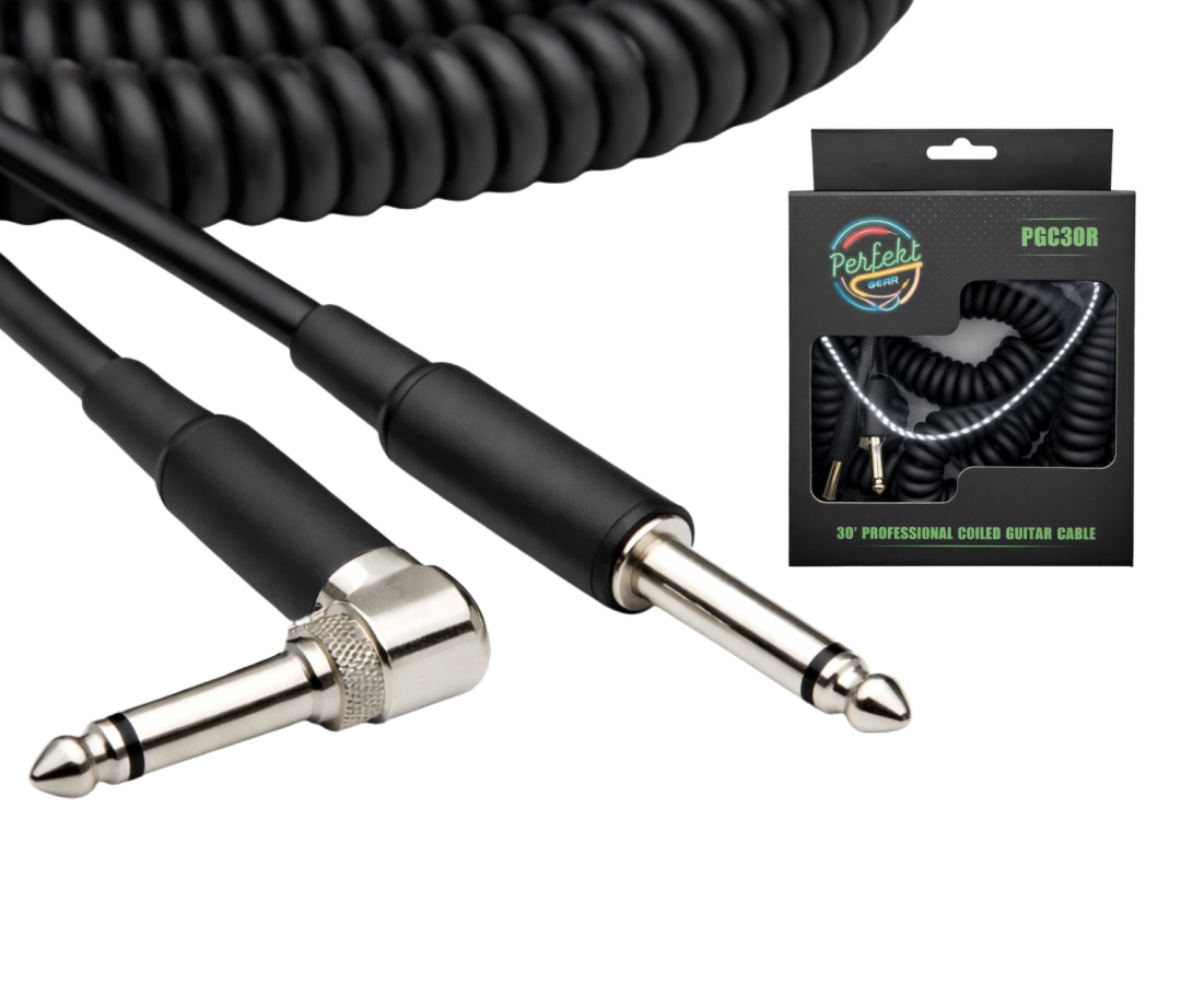 Perfekt Gear Perfekt Gear PGC30R 30ft Coiled Instrument Cable