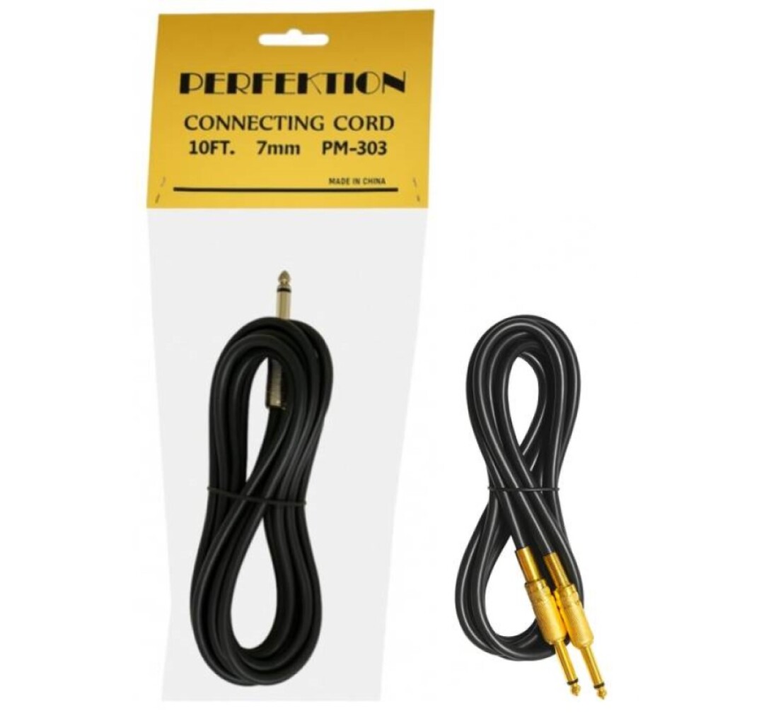Perfekt Gear Perfektion PM103G 10' Gold End Instrument Cable
