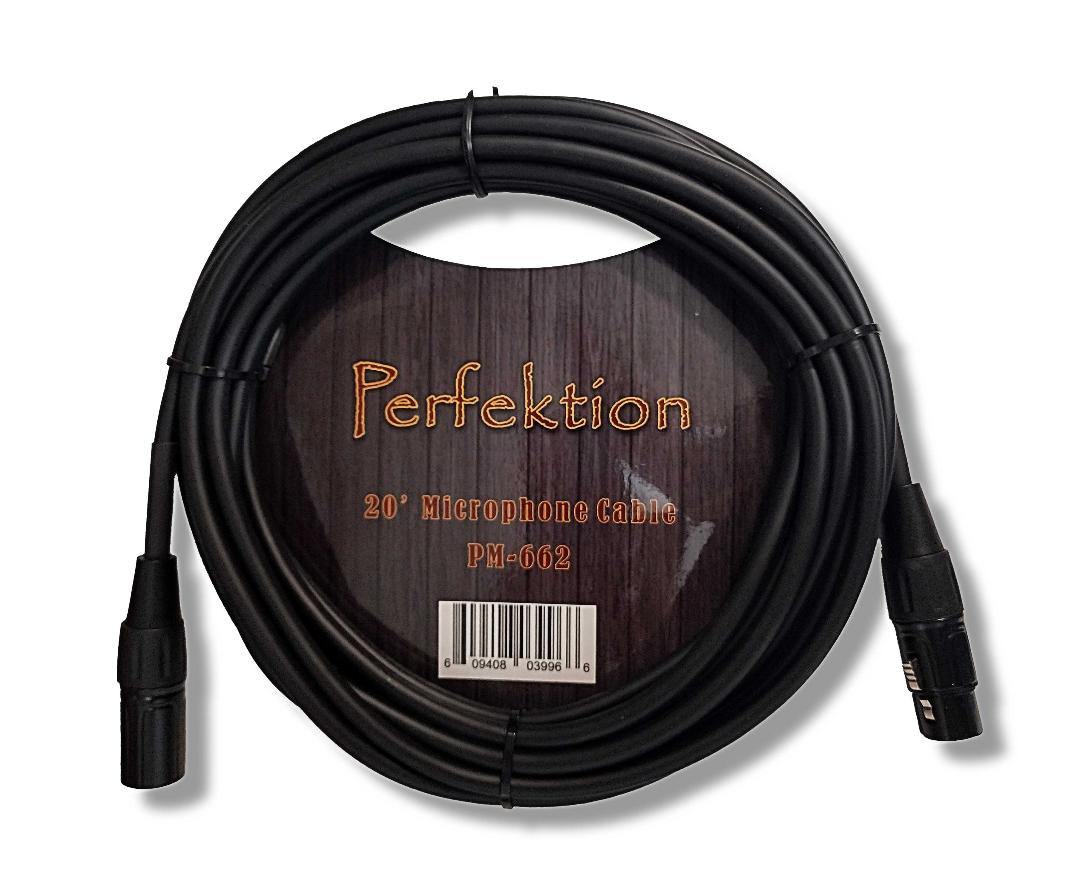 Perfekt Gear Perfektion PM-662 20' Mic Cable-XLR to XLR