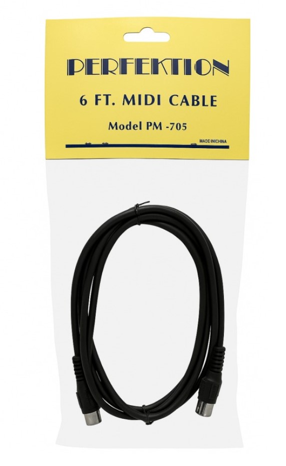 Perfekt Gear Perfektion PM-705 6-Foot MIDI Cable