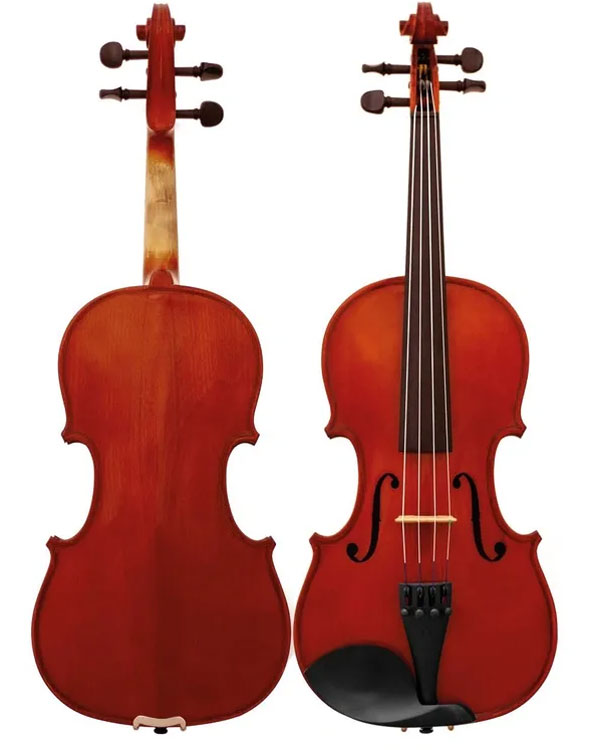 Voce Violins Celeste 4/4 Violin Outfit Solid Wood Set up with Case, Bow, and Rosin