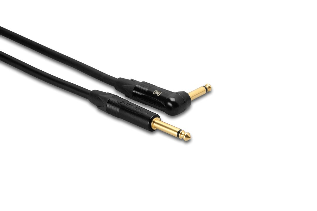 Hosa Hosa CGK-030R Edge Guitar Cable Straight to Right Angle. 30'