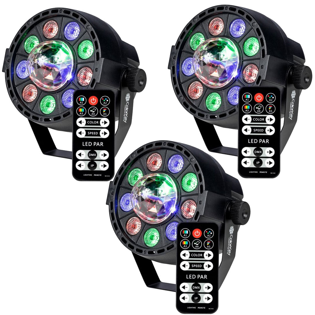 ColorKey PartyLight FX 3-Pack Bundle