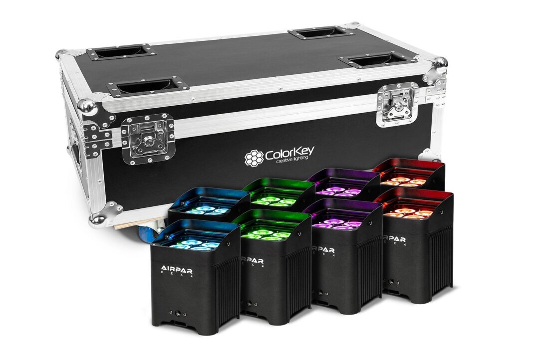 ColorKey 8 AirPar HEX 4 with Charging Case (Soft Bundle Pricing)