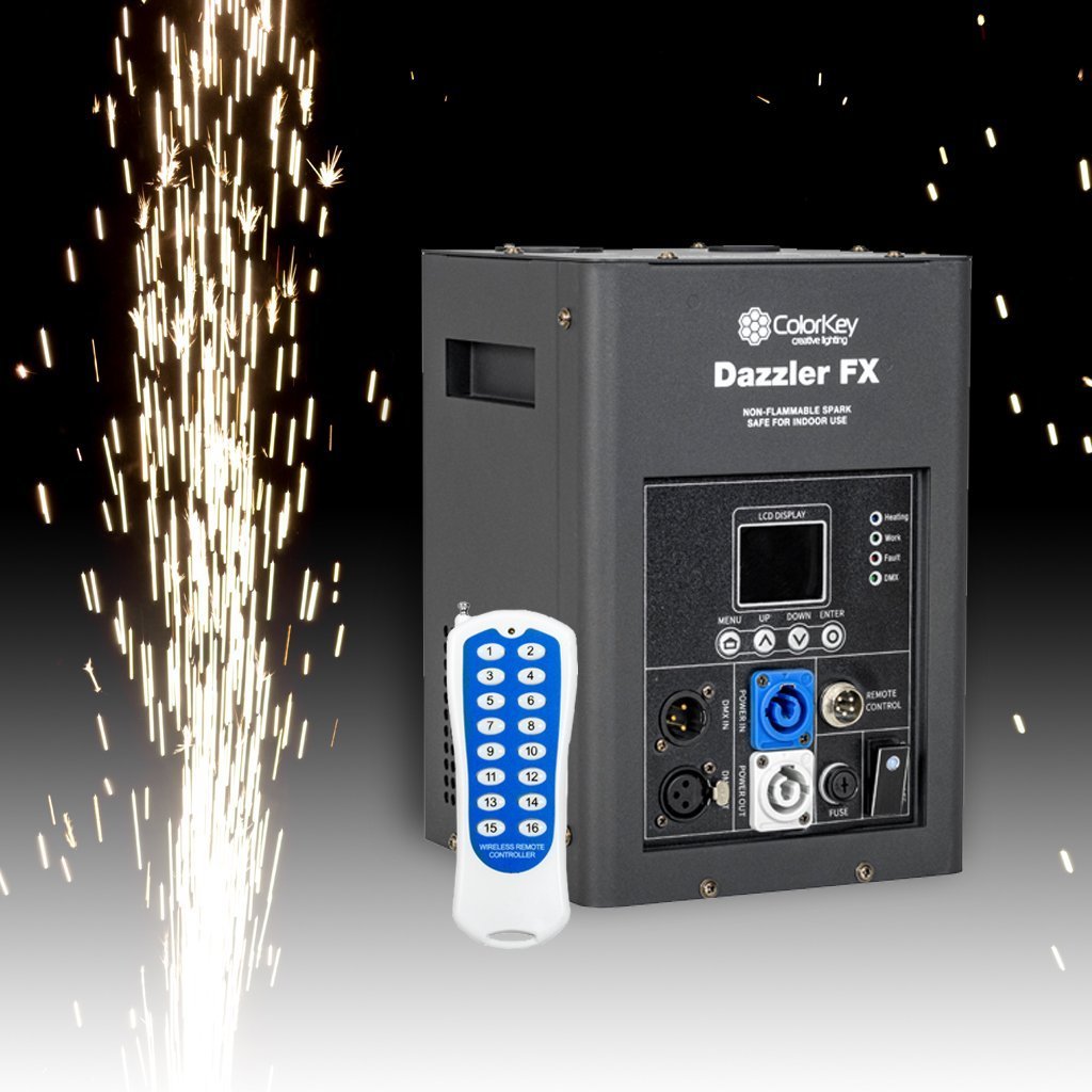 ColorKey ColorKey Dazzler FX Cold Spark Machine Black