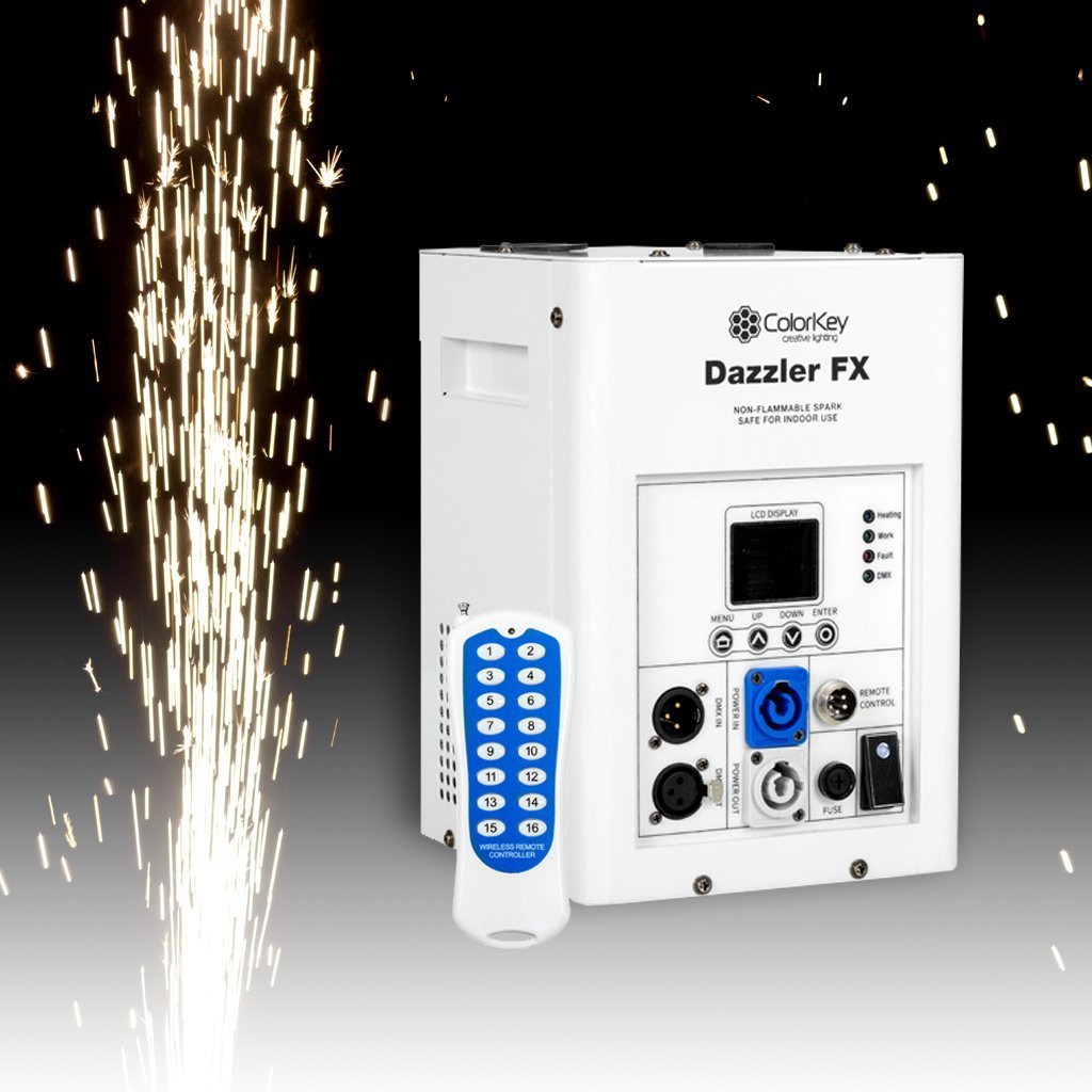 ColorKey ColorKey Dazzler FX Cold Spark Machine White