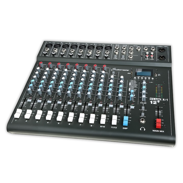 Studiomaster CLUBXS12+ 8 Mic Preamps w/DSP, Bluetooth & USB