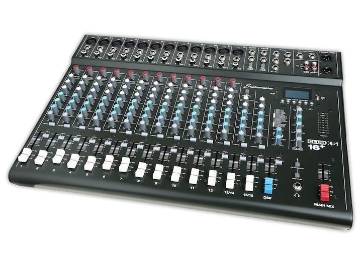 Studiomaster CLUBXS16+ 12 Mic Preamps w/DSP, Bluetooth & USB