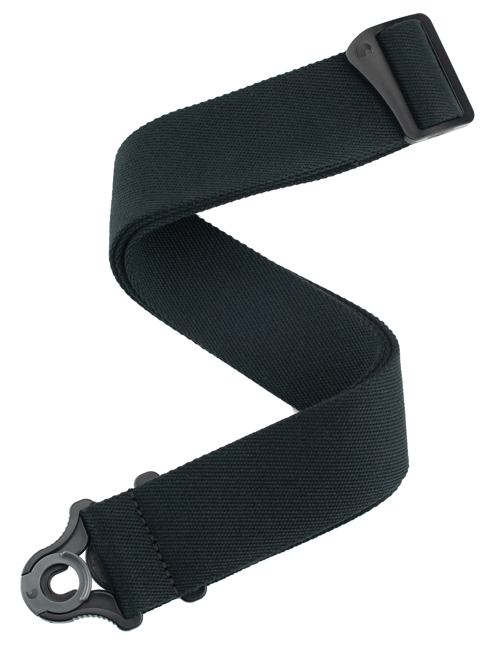 D'ADDARIO D'ADDARIO AUTO LOCK GUITAR STRAP, NYLON, SKATER BLACK